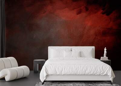 abstract red background Wall mural