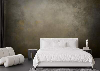 gray and golden grunge background or texture Wall mural