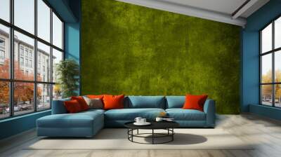 Green grunge background Wall mural