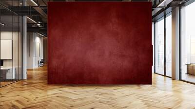 grungy red background or texture Wall mural