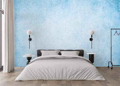 Pale blue grunge texture Wall mural