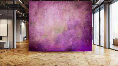 purple abstract painting background or texture Wall mural