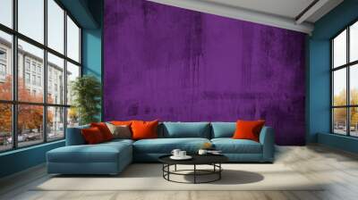 purple grungy background or texture Wall mural