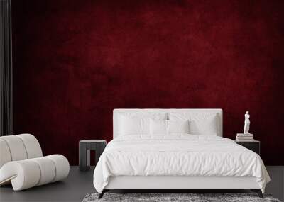 red stained grungy background or texture Wall mural