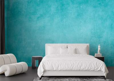 Scraped blue background Wall mural