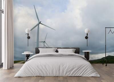 Wind turbines generating cleand renewable energy Wall mural