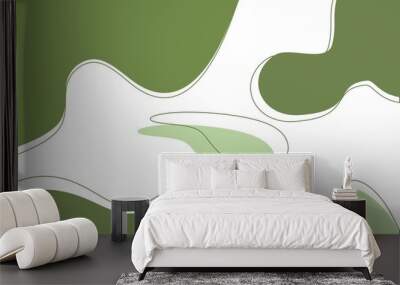 background green aesthetic Wall mural