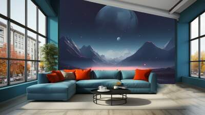 Mountain Wall Decor Landscape Wall mural