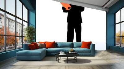 businessman read document 2 Wall mural