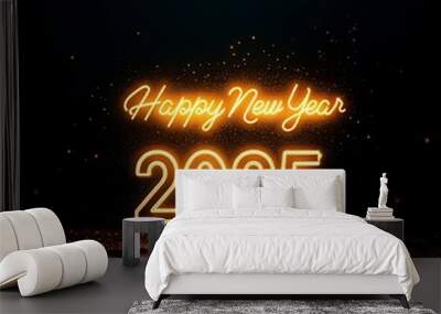 happy new year Wall mural