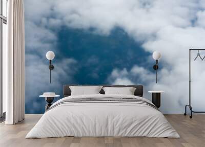 Blur image of cloud Wall mural