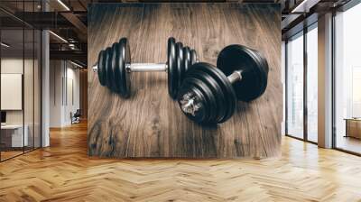 dumbbells for fitness Wall mural