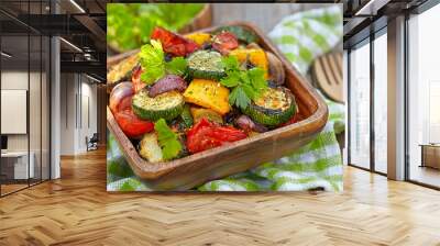 Grilled vegetables Wall mural