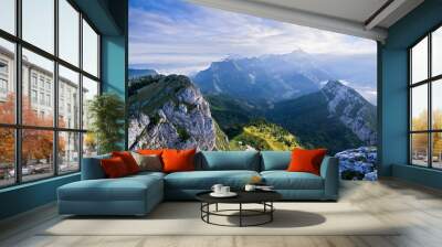 The mountain of Chartreuse in French alps Wall mural