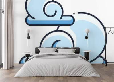 sky icon Wall mural