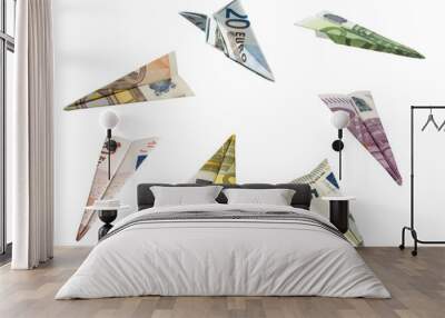 Money Airplanes Wall mural