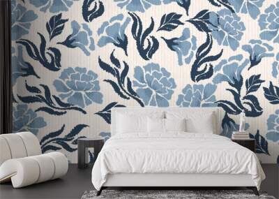 seamless floral motif in vector suitable for fabric, background, wallpaper, covers, etc Wall mural