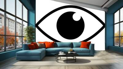 eye icon vector png Wall mural