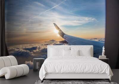 flying and traveling  Wall mural