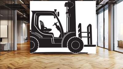 LiftTech Iconic Forklift Design LoadLift Dynamic Forklift Logo Wall mural