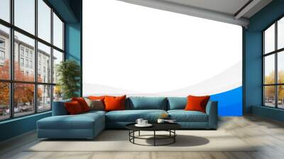 blue background Wall mural