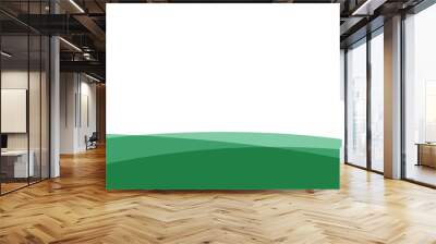 green background, flat and modern green and white background vector eps 10 Wall mural