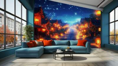 holy night background Wall mural