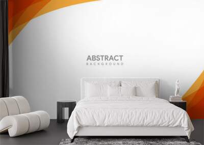 modern abstract background design, orange wallpaper vector. Wall mural