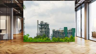  power plant with blue sky Wall mural