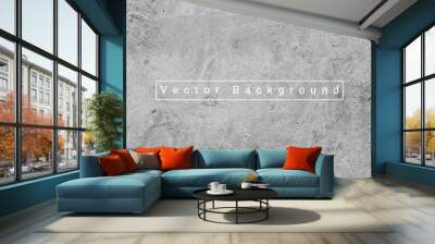 Wall plaster background vector illustration. Background cement texture. Wall mural