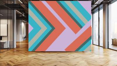 Background with color lines. Different shades and thickness. Abstract pattern. Wall mural