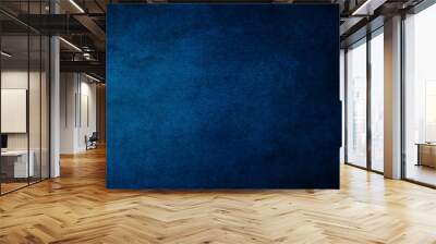 Abstract blue background. Christmas background Wall mural