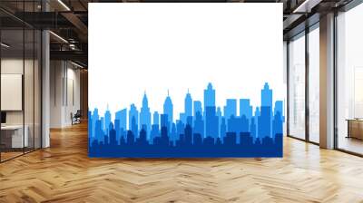 Modern City Skyline Vector illustration Wall mural