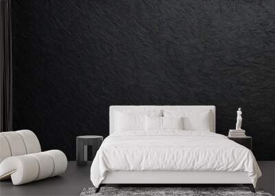 Black Paper Texture Background. Wall mural