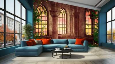 Castle Fantasy Backdrop Wall mural