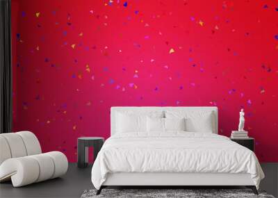 Confetti Background Wall mural