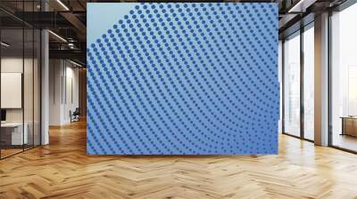 Baby blue abstract background with halftone for backdrop or presentation Wall mural