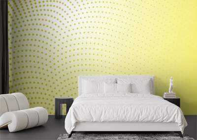 Yellow halftone abstract background for backdrop or presentation Wall mural