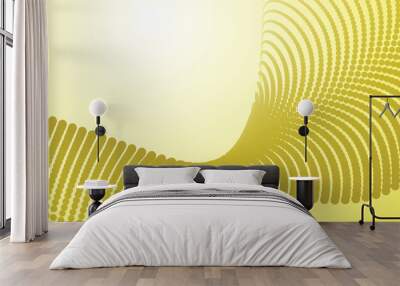 Yellow halftone abstract background for backdrop or presentation Wall mural