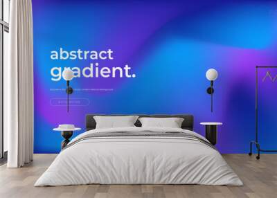 Abstract background colorful gradient vector Wall mural