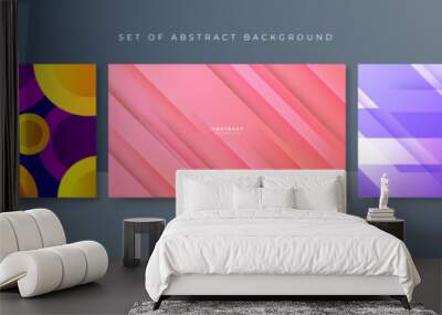 Abstract colourful background Wall mural