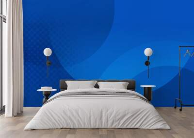 beautiful abstract blue design background Wall mural