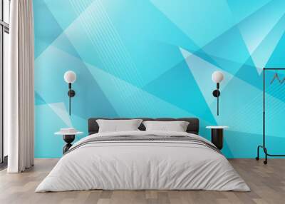 minimal colorful geometric shapes abstract modern background design. design for poster, template on  Wall mural