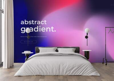 Vector colorful gradient trendy background abstract Wall mural