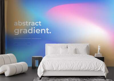 Vector gradient abstract background colorful colourful Wall mural