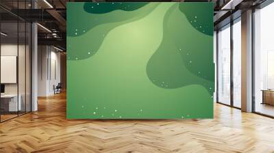 Vector space background with copy space. Cute flat style template with Stars in Outer space. Wall mural