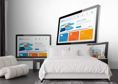 Responsive Design Concept Wall mural