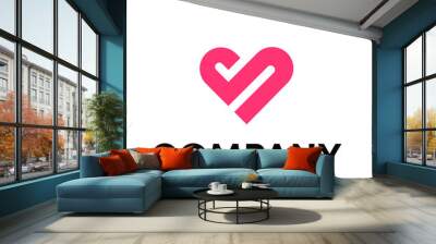 dating logo Wall mural