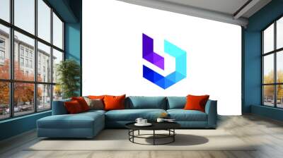 L B logo  Wall mural