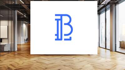 LB letter logo  Wall mural